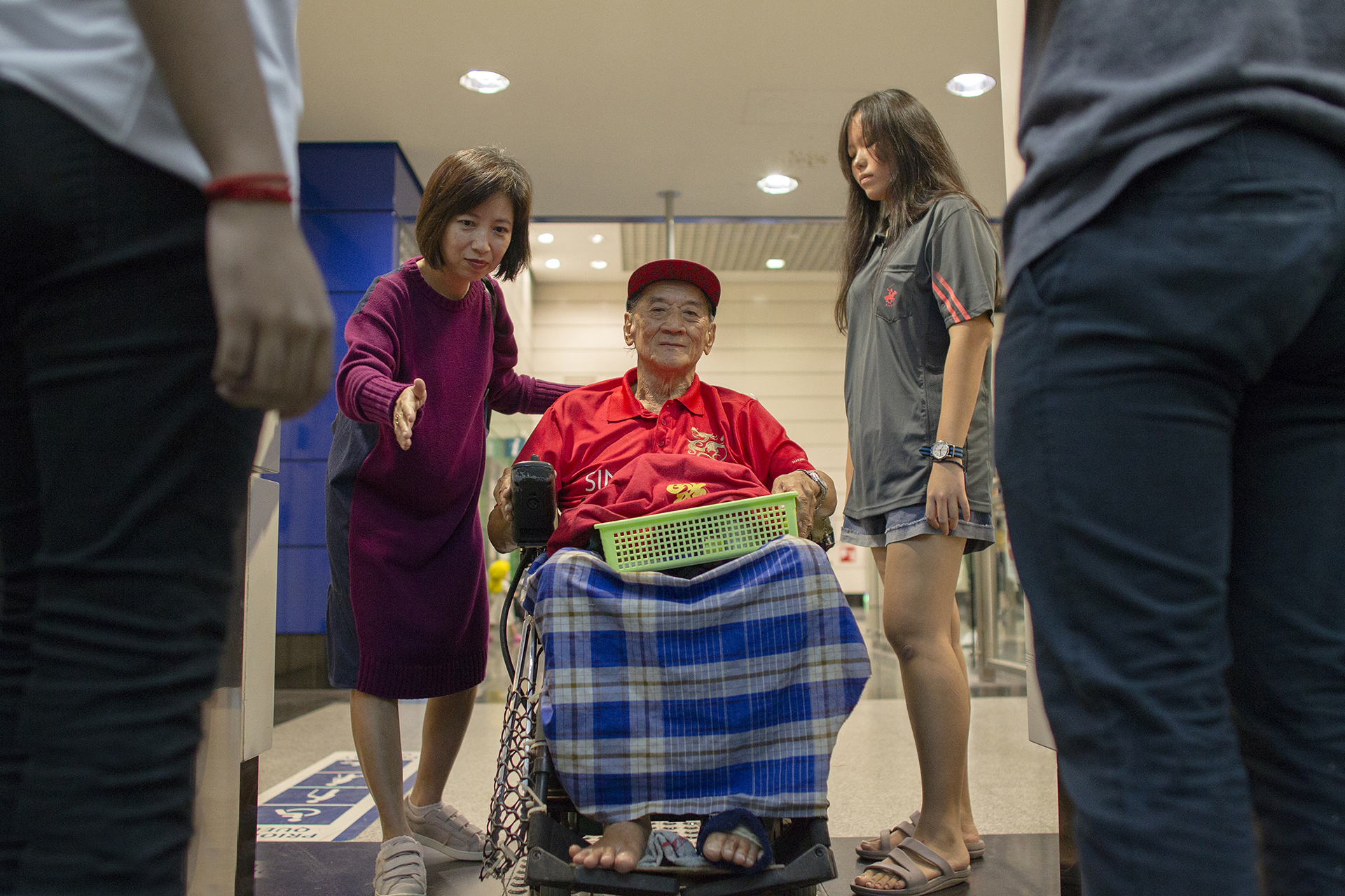 Mr Tan At An MRT Station Mr Tan At An MRT Station